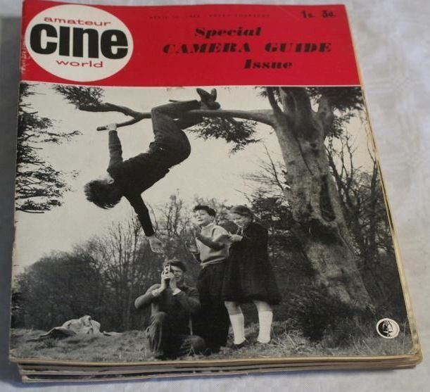 AMATEUR CINE WORLD magazine side cover 12 April 1962