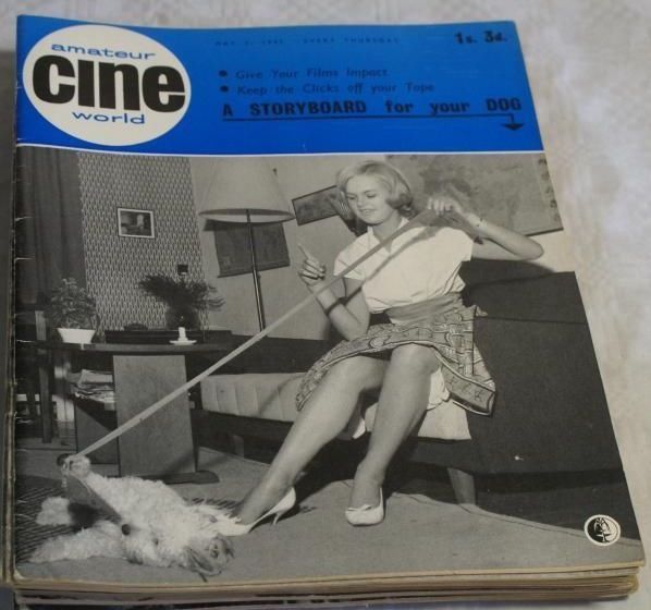 AMATEUR CINE WORLD magazine side cover 3 May 1962