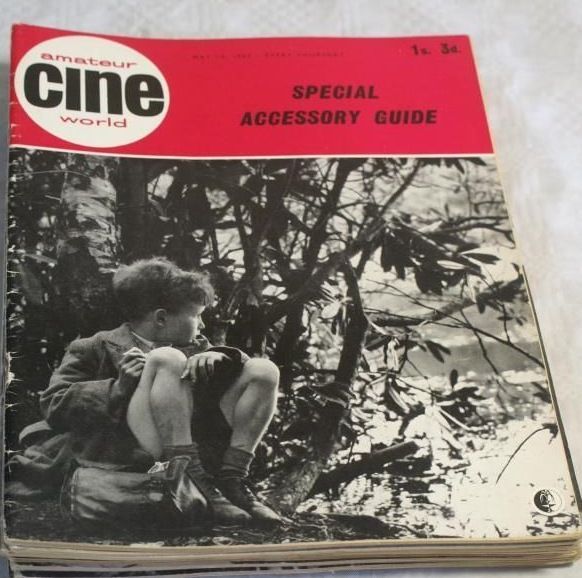 AMATEUR CINE WORLD magazine side cover 10 May 1962