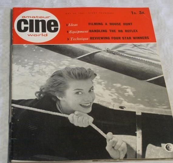 AMATEUR CINE WORLD magazine side cover 24 May 1962