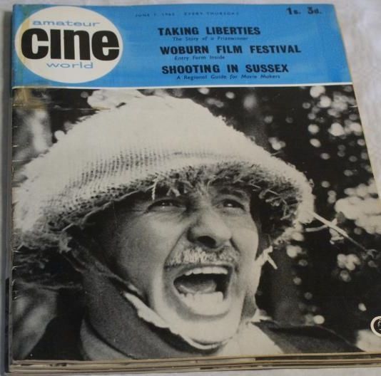 AMATEUR CINE WORLD magazine side cover 7 June 1962