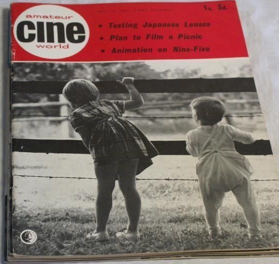 AMATEUR CINE WORLD magazine side cover 14 June 1962