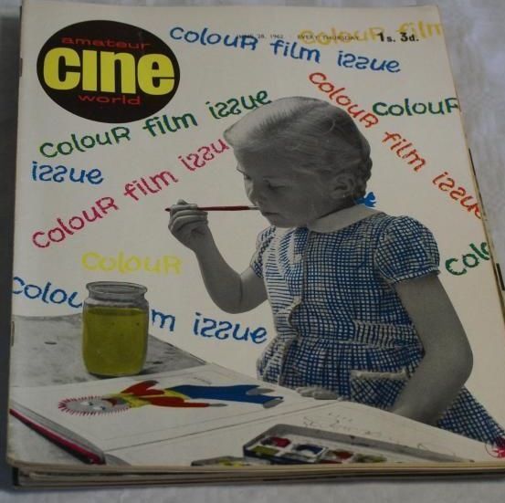 AMATEUR CINE WORLD magazine side cover 28 June 1962
