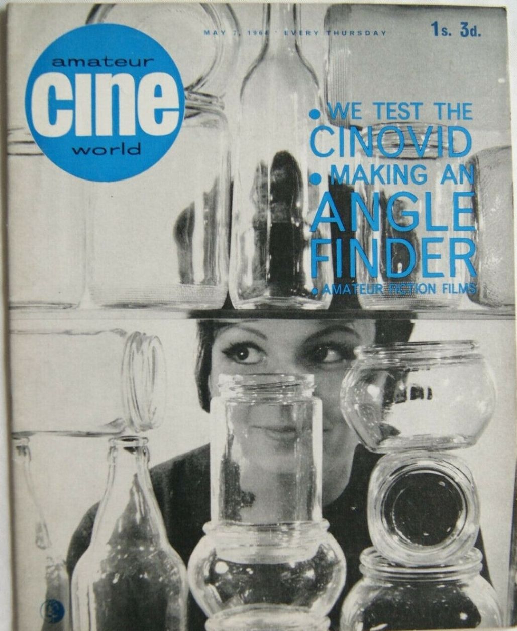 AMATEUR CINE WORLD magazine side cover 7 May 1964