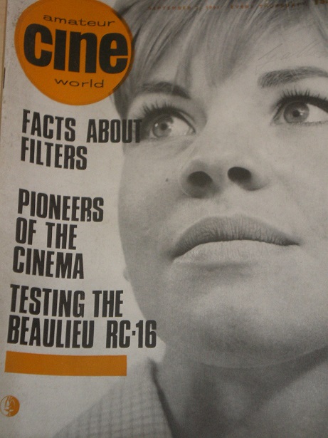 AMATEUR CINE WORLD magazine side cover 3 September 1964