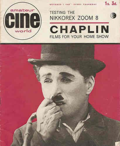AMATEUR CINE WORLD magazine side cover 1 October 1964