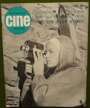 AMATEUR CINE WORLD magazine side cover  Vol 8 # 27 31 December 1964