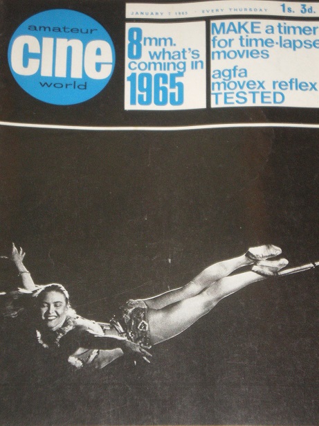 AMATEUR CINE WORLD magazine side cover 7 January 1965