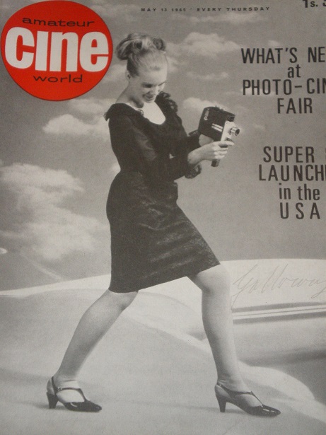 AMATEUR CINE WORLD magazine side cover 12 May 1965