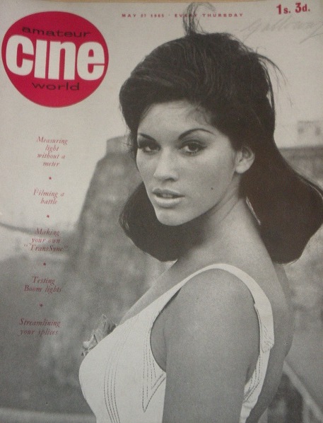AMATEUR CINE WORLD magazine side cover 27 May 1965