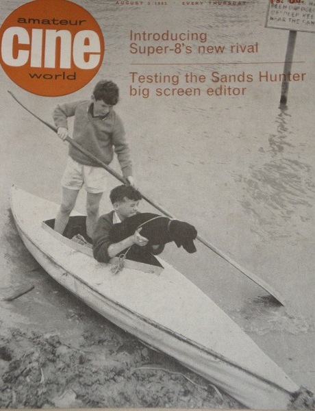 AMATEUR CINE WORLD magazine side cover 5 August 1965
