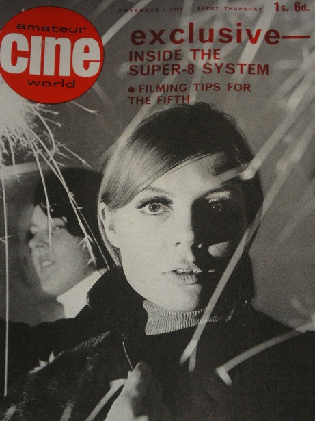 AMATEUR CINE WORLD magazine side cover  Vol 10 # 19 4 November 1965