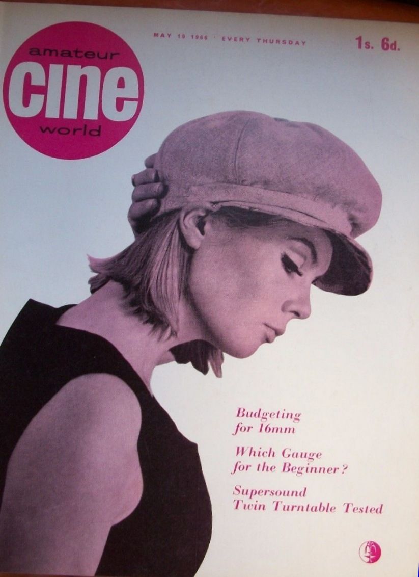 AMATEUR CINE WORLD magazine side cover  Vol 11 # 20 19 May 1966