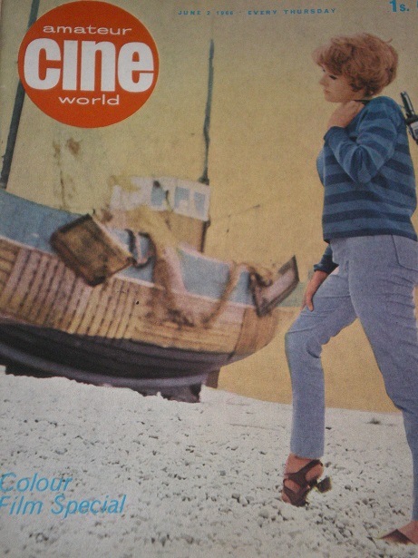 AMATEUR CINE WORLD magazine side cover  Vol 11 # 22 2 June 1966