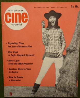 AMATEUR CINE WORLD magazine side cover  Vol 12 # 18 3 November 1966