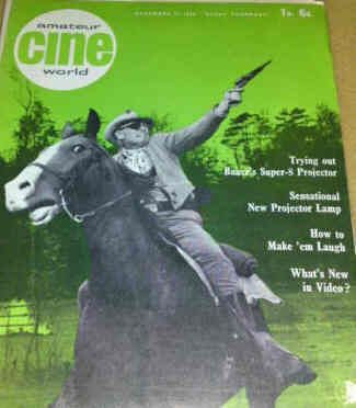 AMATEUR CINE WORLD magazine side cover  Vol 12 # 21 24 November 1966
