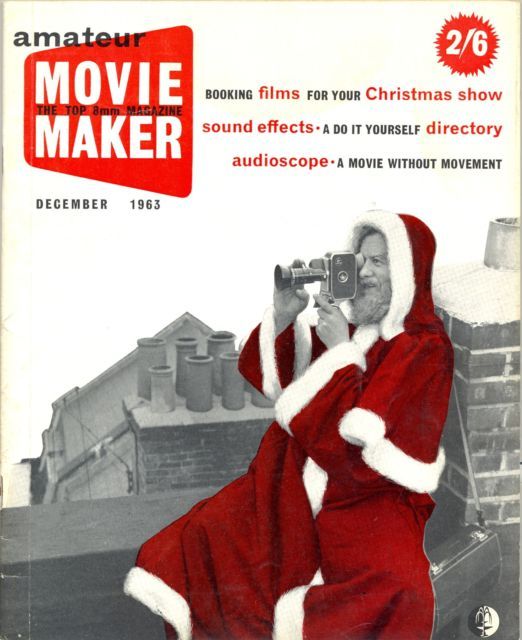 AMATEUR MOVIE MAKER magazine side cover December 1963