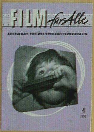 AMATEUR FILM FUR ALLE magazine side cover Issue 4   1957