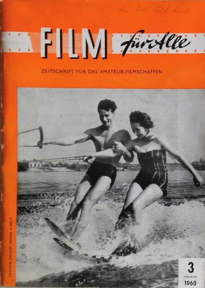 AMATEUR FILM FUR ALLE magazine side cover Issue 3   1960
