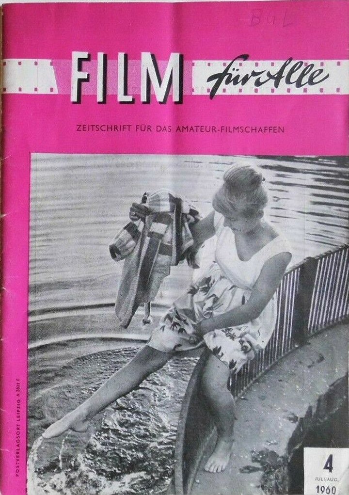 AMATEUR FILM FUR ALLE magazine side cover Issue 4   1960