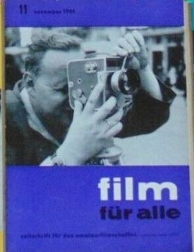 AMATEUR FILM FUR ALLE magazine side cover Issue 11   1961