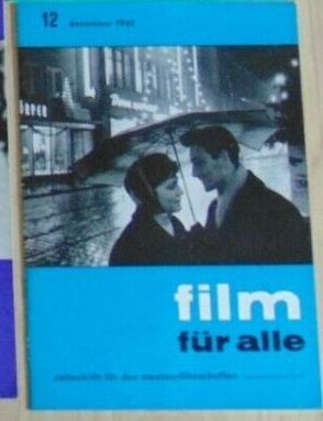 AMATEUR FILM FUR ALLE magazine side cover Issue 12   1961