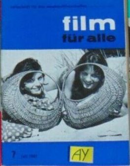 AMATEUR FILM FUR ALLE magazine side cover Issue 7   1961