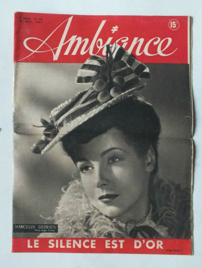AMBIANCE magazine side cover Issue 127 21 May 1947