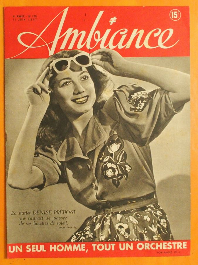 AMBIANCE magazine side cover Issue 130 11 June 1947
