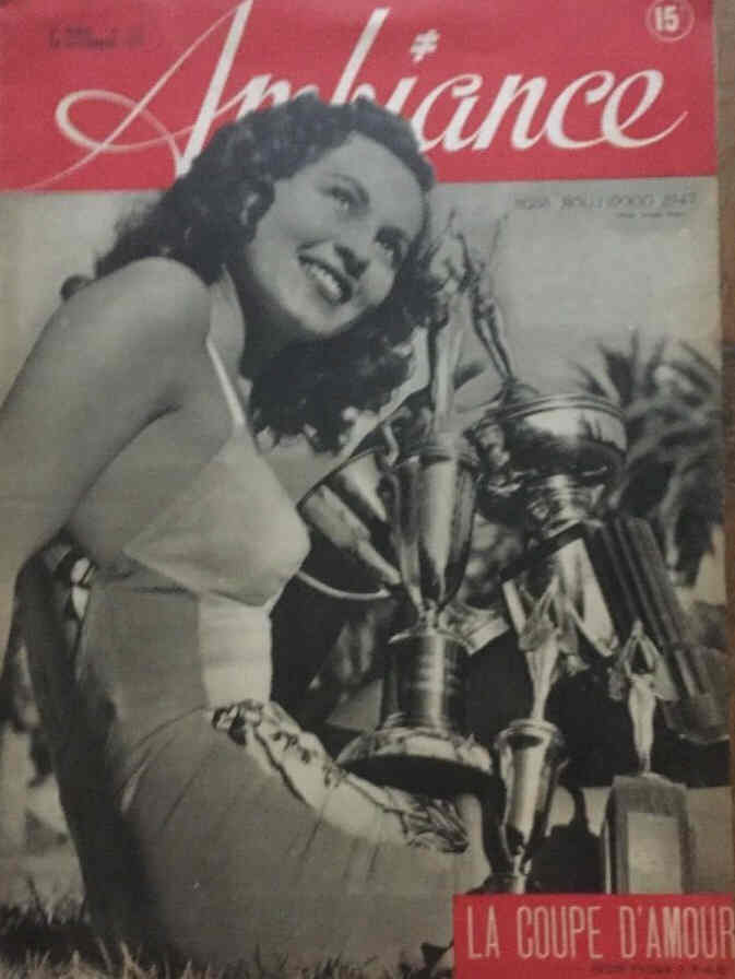 AMBIANCE magazine side cover Issue 145 24 September 1947