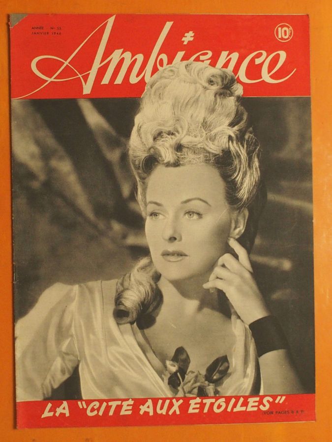 AMBIANCE magazine side cover Issue 55  January 1946