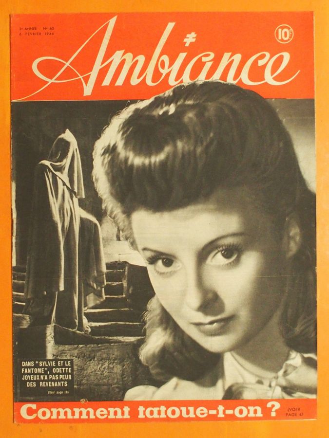 AMBIANCE magazine side cover Issue 60 6 February 1946
