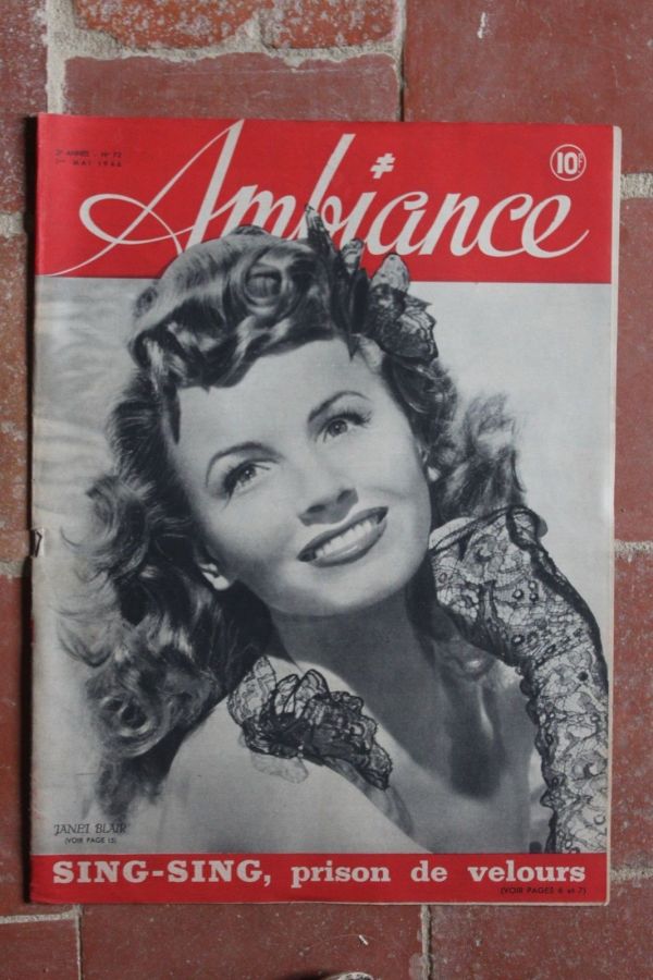 AMBIANCE magazine side cover Issue 72 1 May 1946