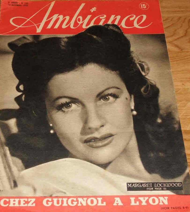 AMBIANCE magazine side cover Issue 105 18 December 1946