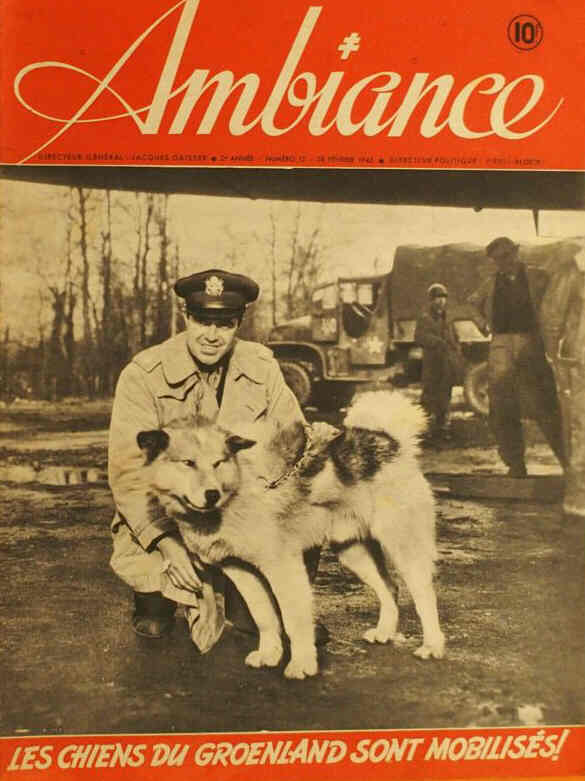 AMBIANCE magazine side cover Issue 12 28 February 1945