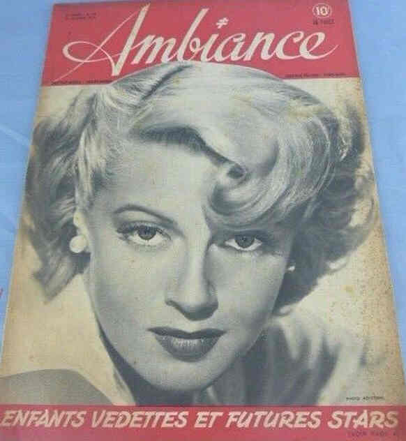 AMBIANCE magazine side cover Issue 43 10 October 1945