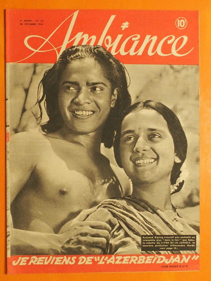 AMBIANCE magazine side cover Issue 54 26 December 1945