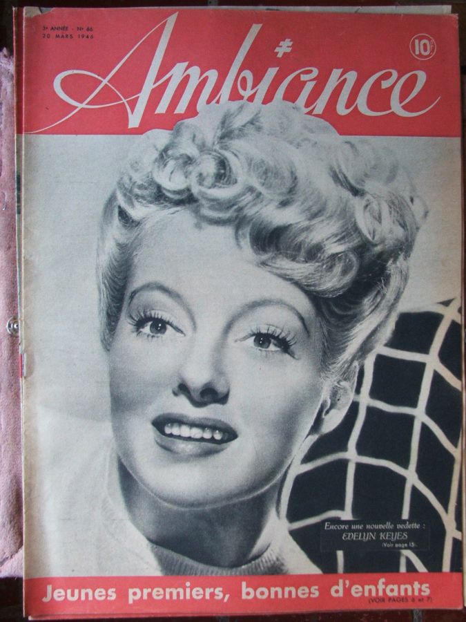 AMBIANCE magazine side cover Issue 66 20 March 1946