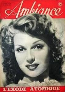 AMBIANCE magazine side cover Issue 68 3 April 1946