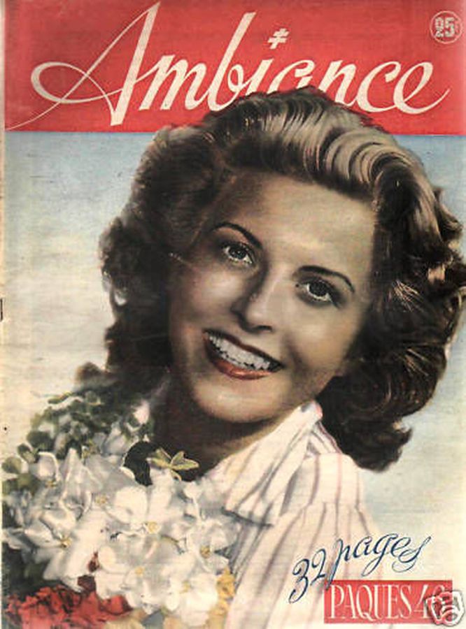 AMBIANCE magazine side cover Issue 69 10 April 1946