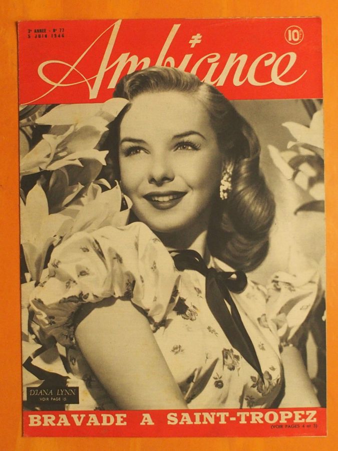 AMBIANCE magazine side cover Issue 77 5 June 1946