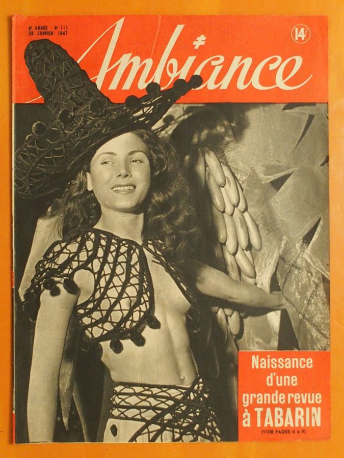 AMBIANCE magazine side cover Issue 111 29 January 1947