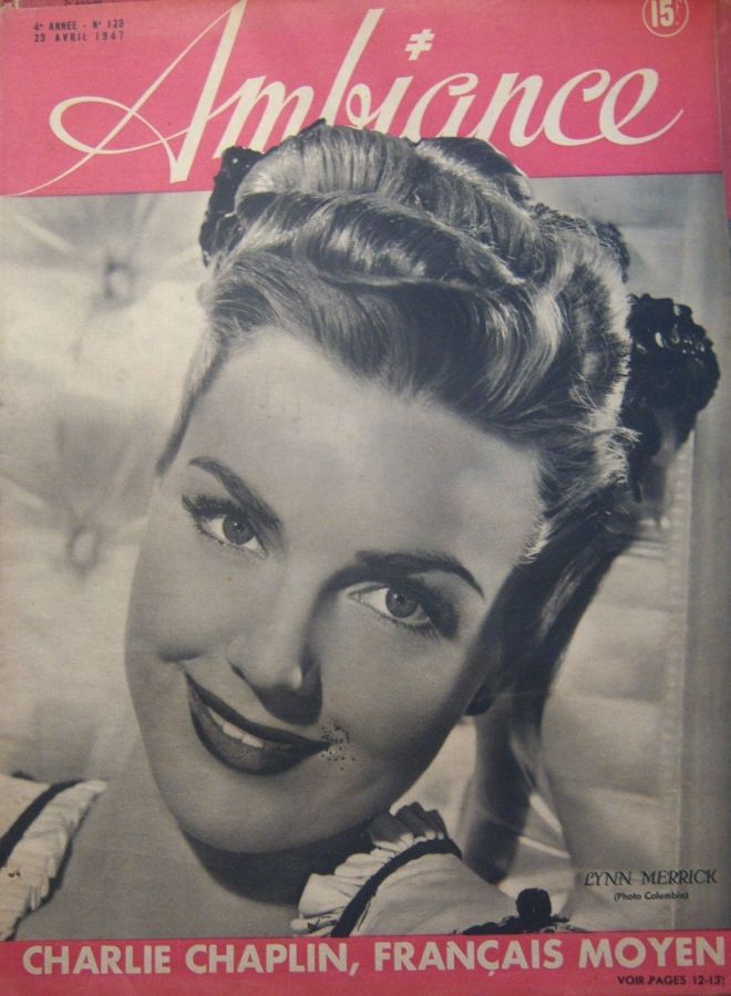 AMBIANCE magazine side cover Issue 123 23 April 1947
