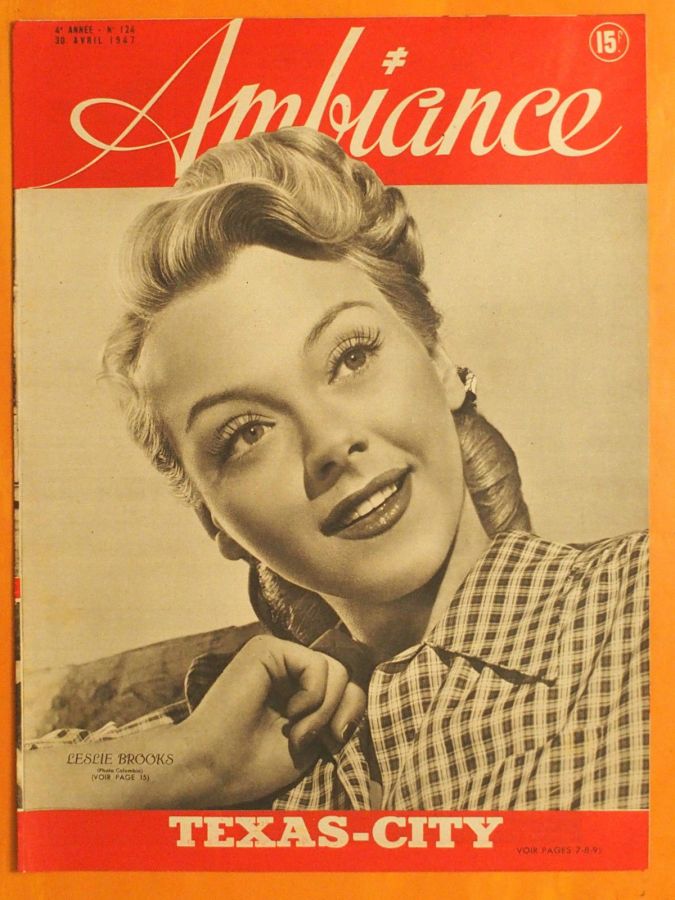 AMBIANCE magazine side cover Issue 124 30 April 1947