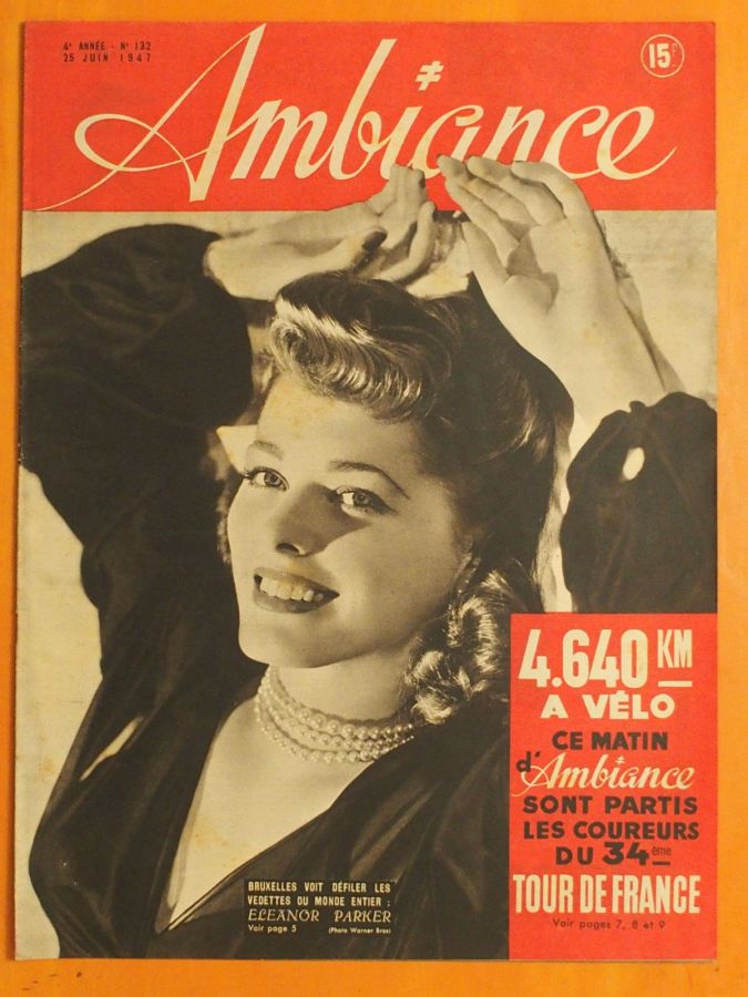 AMBIANCE magazine side cover Issue 132 25 June 1947