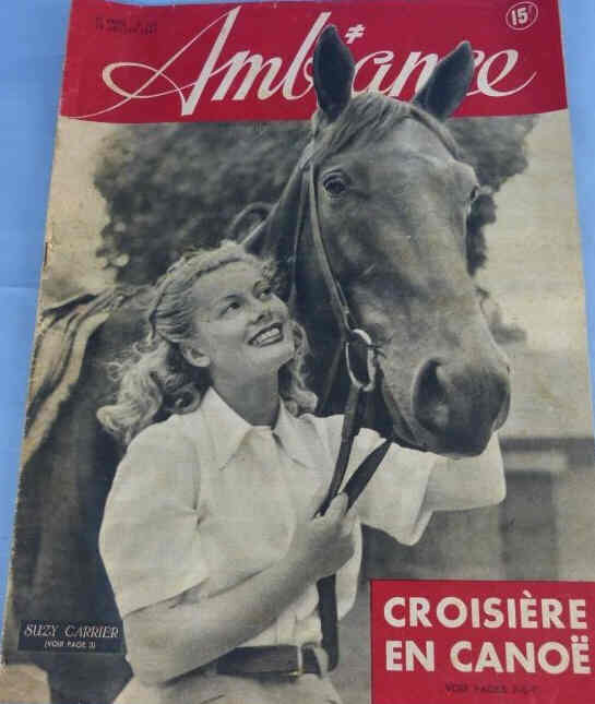 AMBIANCE magazine side cover Issue 135 16 July 1947