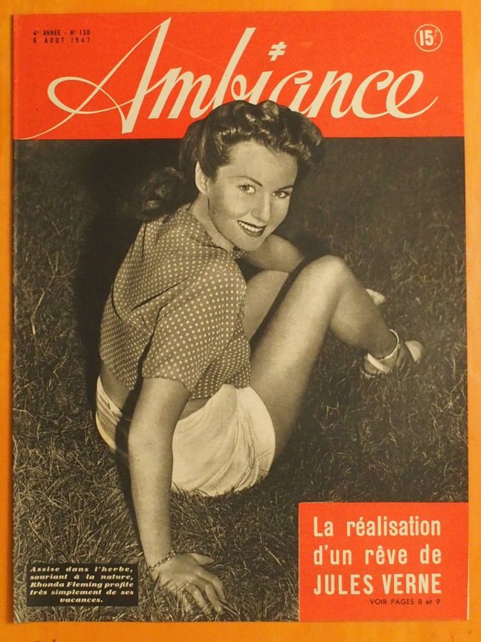 AMBIANCE magazine side cover Issue 138 6 August 1947