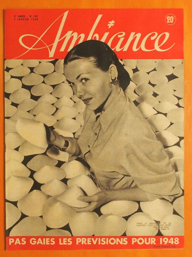 AMBIANCE magazine side cover Issue 160 7 January 1948