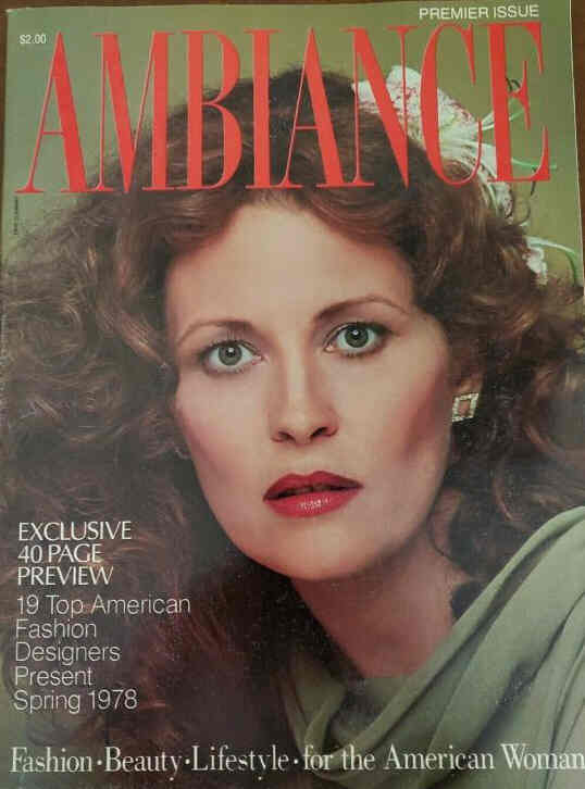 AMBIANCE USA magazine side cover Issue 1  March 1978