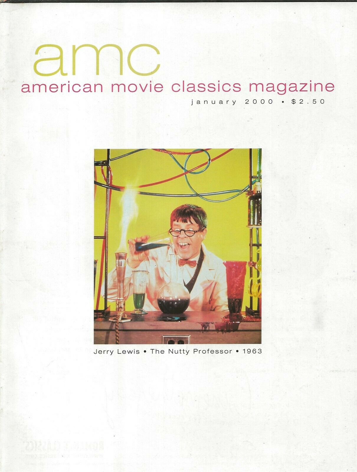 AMERICAN MOVIE CLASSICS magazine side cover Issue 140 January 2000